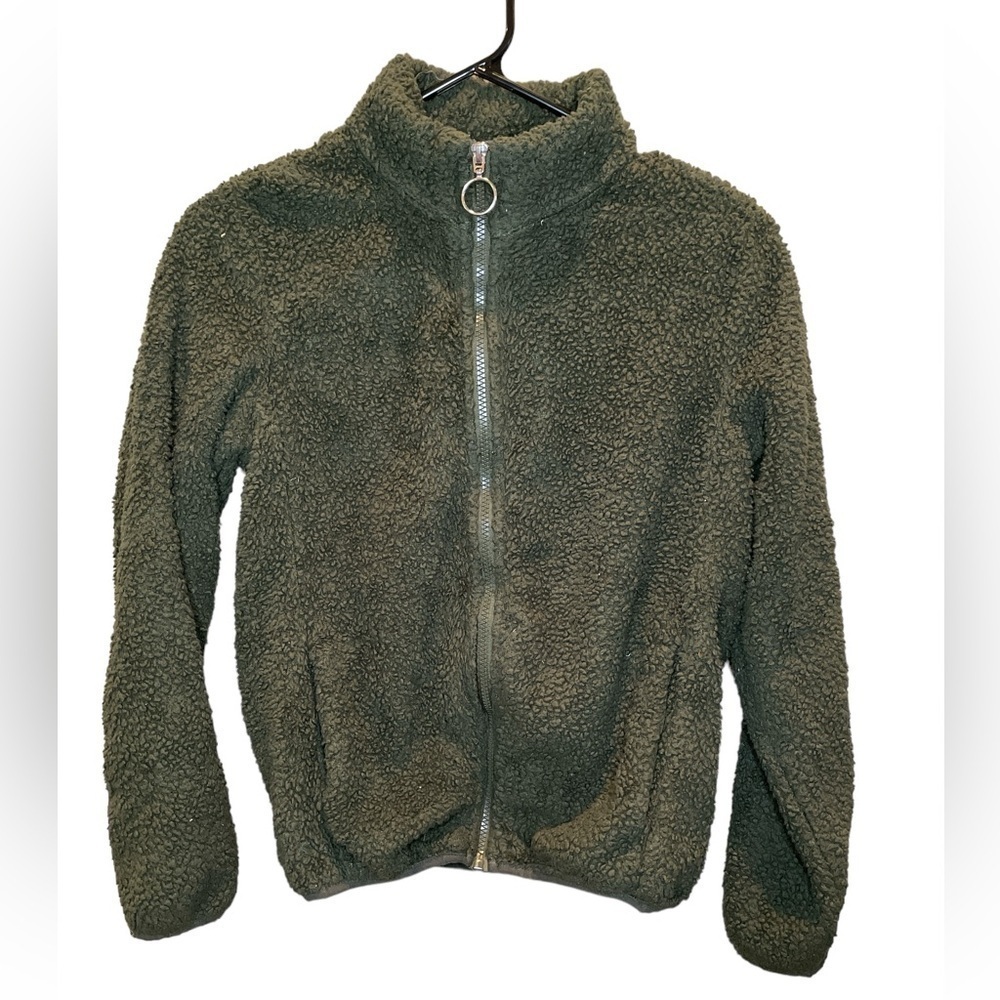 Cisono Fleece Winter Jacket Hunter Green Size Small
